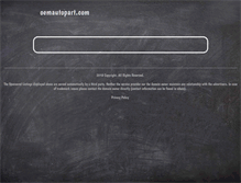Tablet Screenshot of oemautopart.com